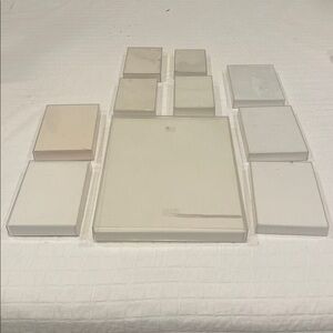 Bundle 10 picture frames transparent frameless freestanding minimalist